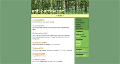 Desktop Screenshot of anti-particle.com